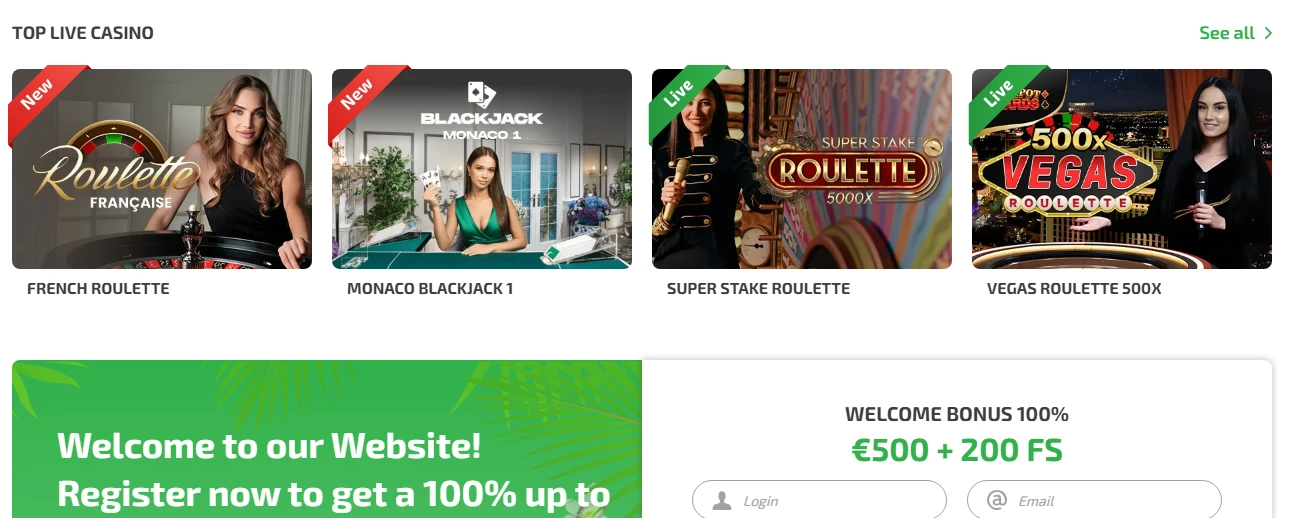 Kuvakaappaus: Boaboa live kasinopelit ja jakajat